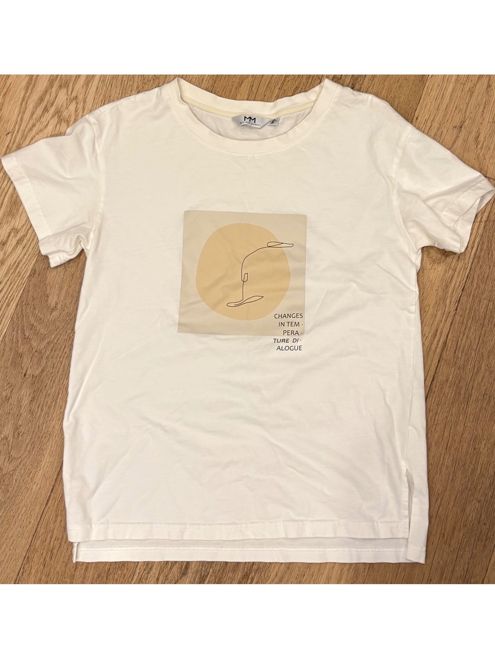 Meilleur Moment White Graphic T-Shirt Size S